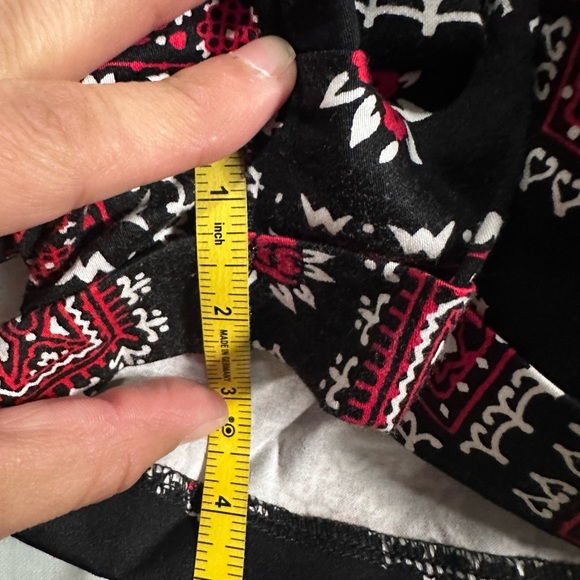 Pinup Couture Western Peasant Romper XL - Picture 7 of 10